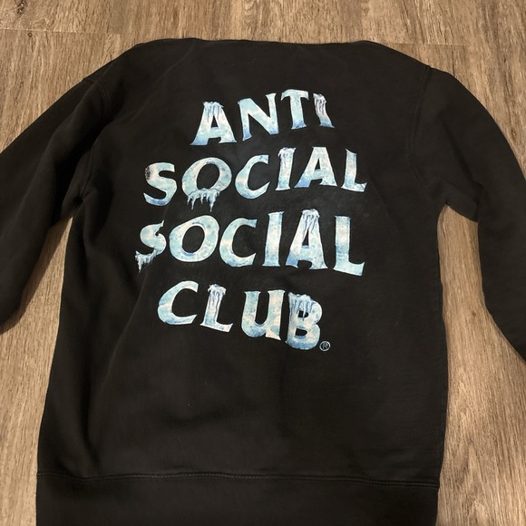Anti Social Social Club Black Hoodie - Picture 2 of 2